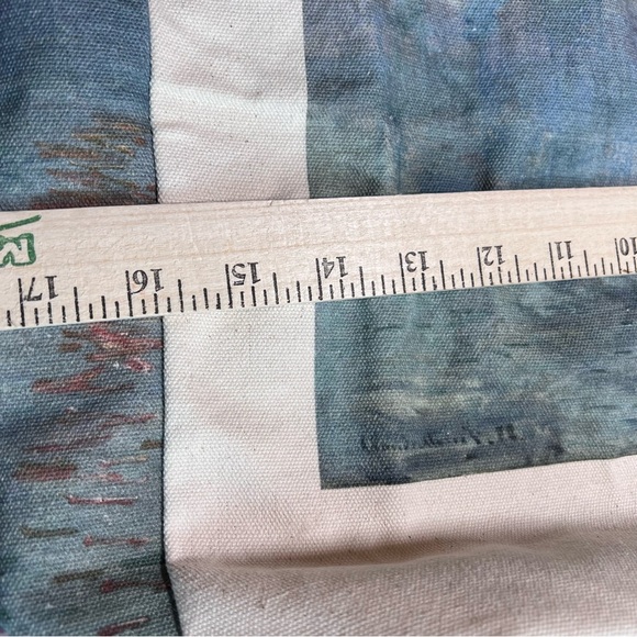 Canvas Tote Bag with Impressionist Art Print - Picture 5 of 6